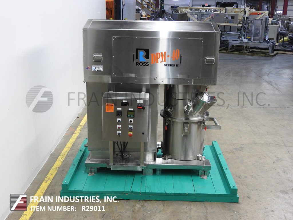 40 gallon Ross #DPM-40 Series III, 316 Stainless Steel sanitary double planetary batch mixer, 15 HP - Image 3