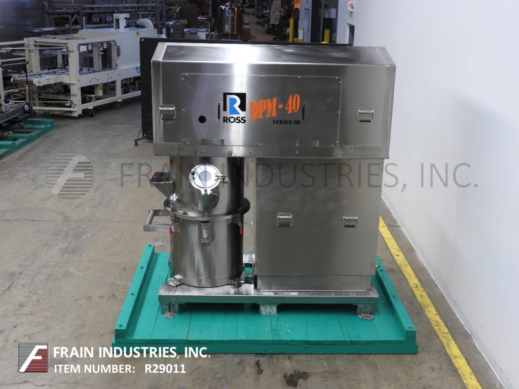 40 gallon Ross #DPM-40 Series III, 316 Stainless Steel sanitary double planetary batch mixer, 15 HP - Image 4