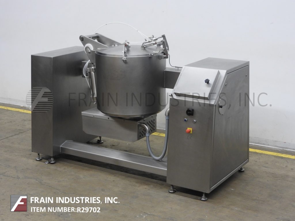 Glass Gmbh & Co. #VSM-300, 300 liter Stainless Steel vertical low pressure cooling jacket, vacuum mixer & - Image 1