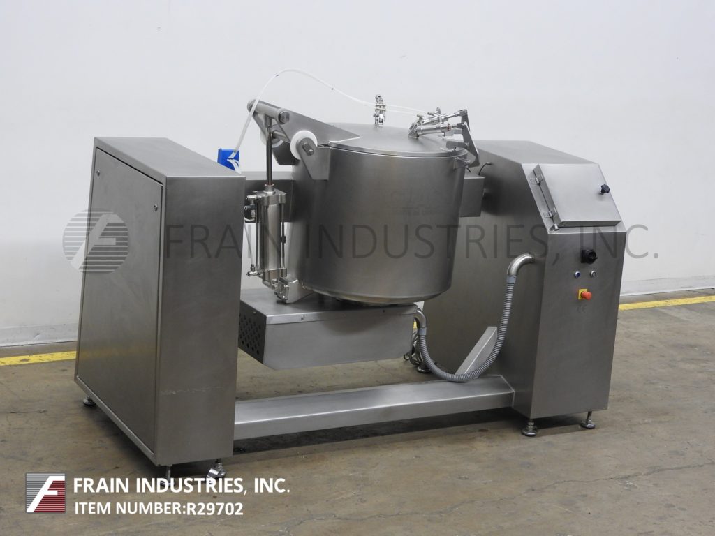 Glass Gmbh & Co. #VSM-300, 300 liter Stainless Steel vertical low pressure cooling jacket, vacuum mixer & - Image 5