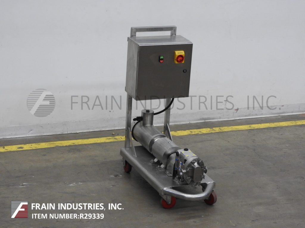 1-10 GPM @ 200 psi, Waukesha #15, positive displacement pump with 316 Stainless Steel contact parts - Image 1
