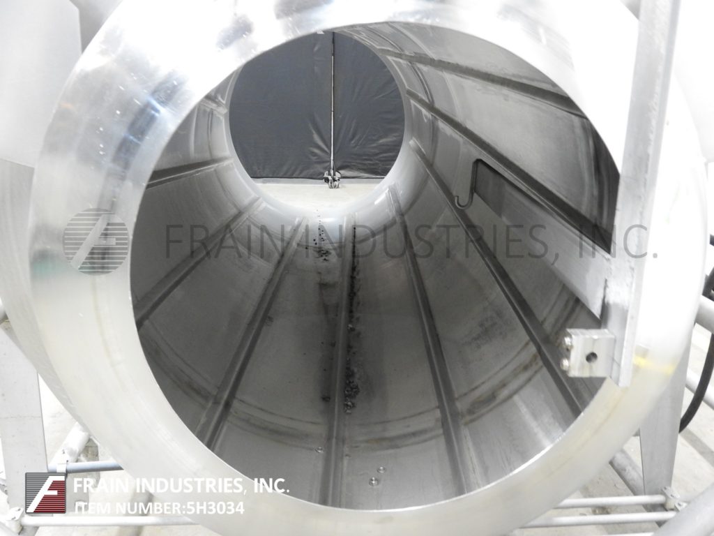 Lor Don Limited, Stainless Steel, continuous motion coating drum, 36" ID x 120" long coating drum - Image 2