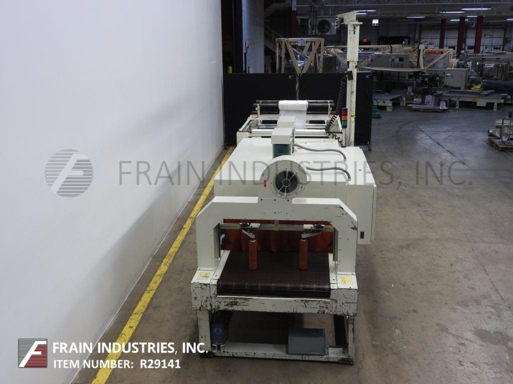 Arpac #115-36, Inline, shrink bundler, 26-3/4" wide x 42" long infeed conveyor, 37" wide hot knife seal jaws - Image 4