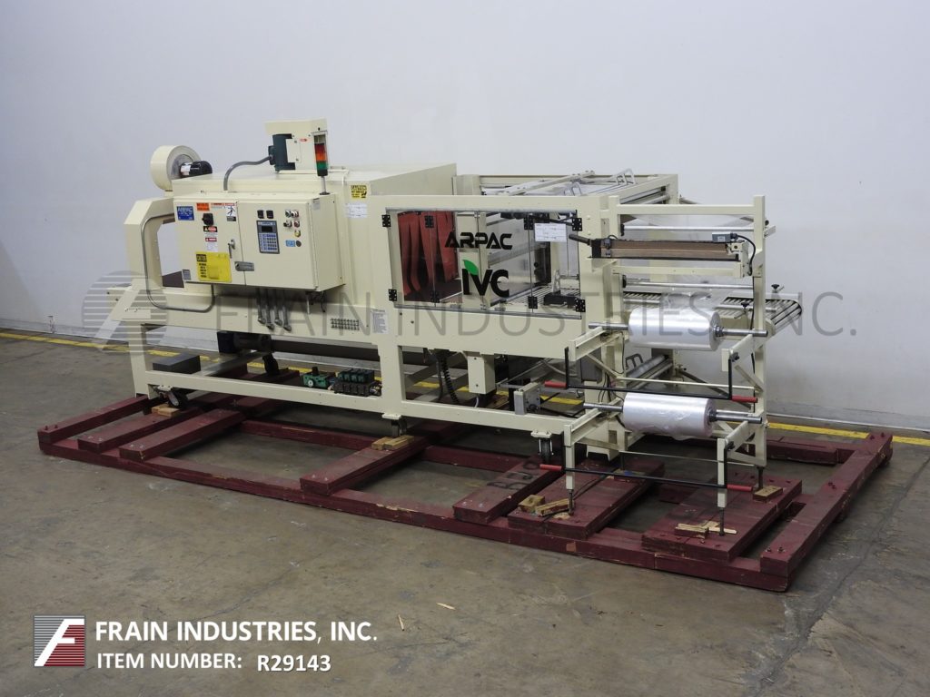 Arpac #105-TW28, inline, shrink bundler, rated from 1-30 bundles per minute, 20" wide x 70" long slip torque - Image 1