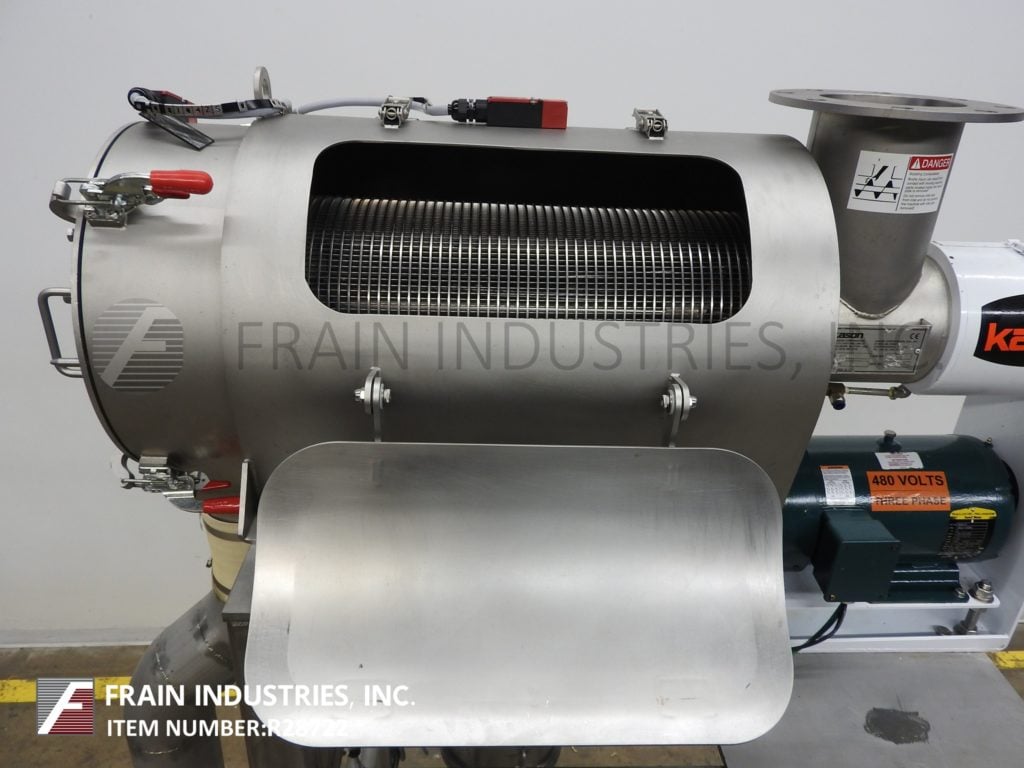 Kason #MOB-SS, continuous, Stainless Steel, centrifugal sifter, 25" length x 17" diameter sifting chamber - Image 2