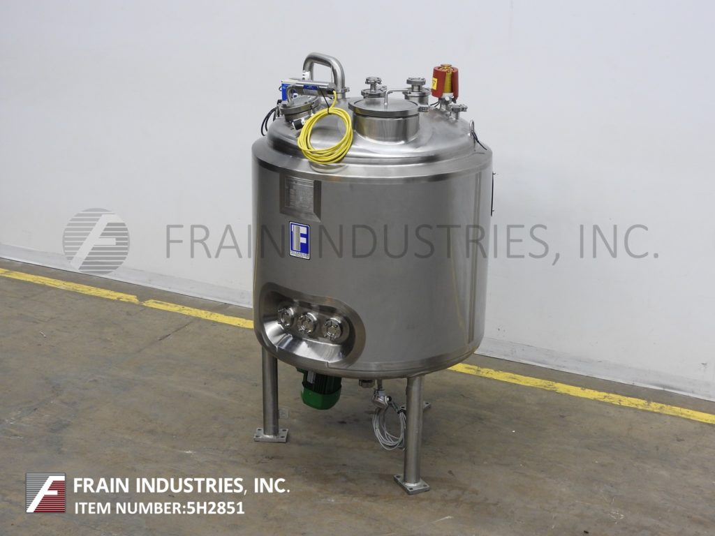 150 gallon Feldmeier #TK115, 316L Stainless Steel insulated internal vacuum tank, 36" dia. x 42" deep, 50 psi - Image 5