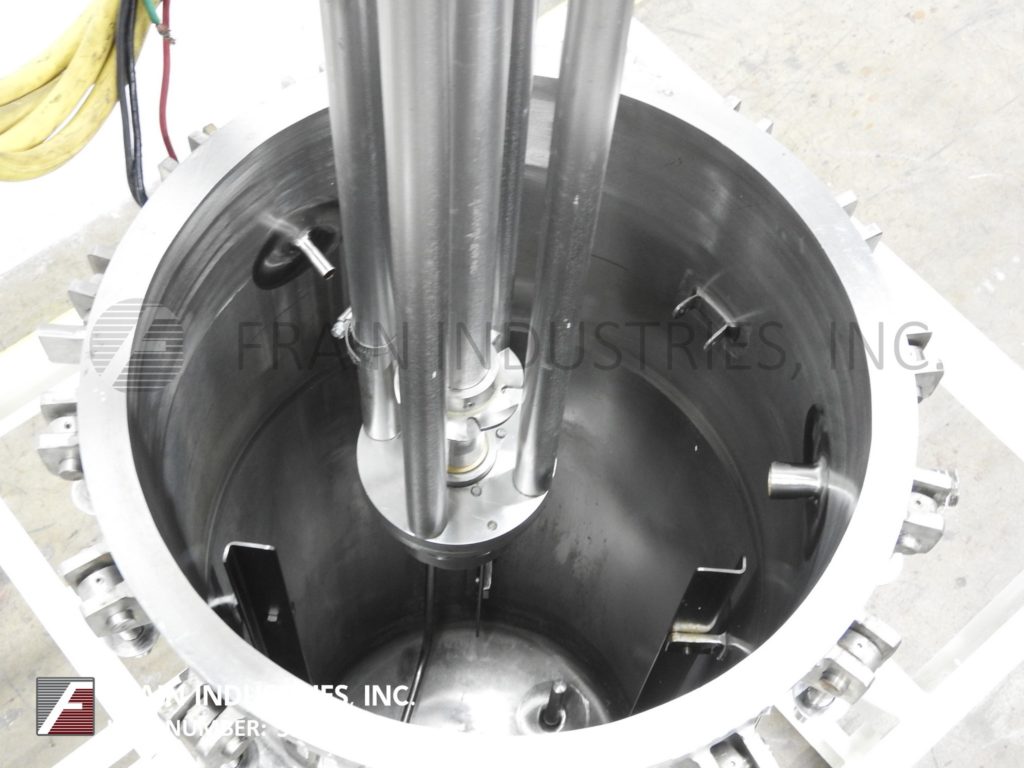 50 gallon Ross, 304 Stainless Steel jacketed process tank, 17-3/4" diameter x 48" straight wall, 40/50 psi - Image 2