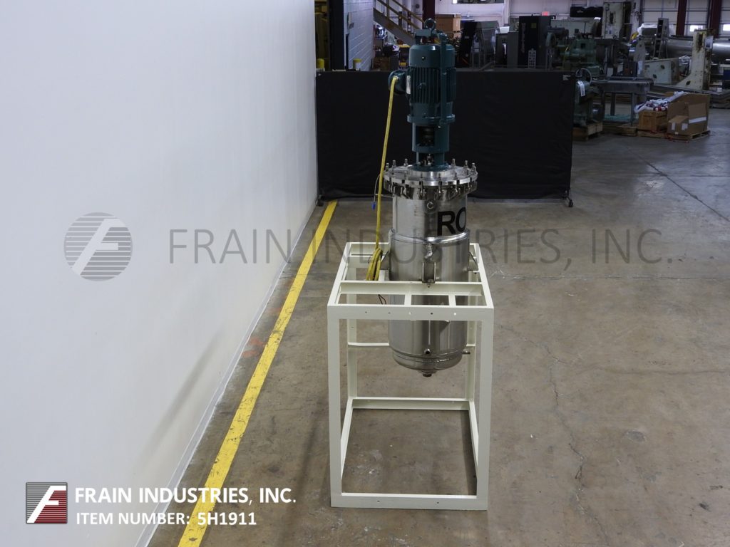 50 gallon Ross, 304 Stainless Steel jacketed process tank, 17-3/4" diameter x 48" straight wall, 40/50 psi - Image 3