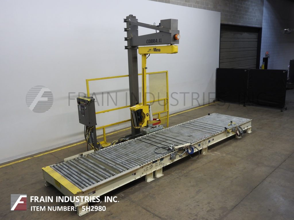 Mima #Cobra-XL, automatic, overhead spiral style stretch wrapper, 10-35 loads per hour, 57" W x 262" L roller - Image 1