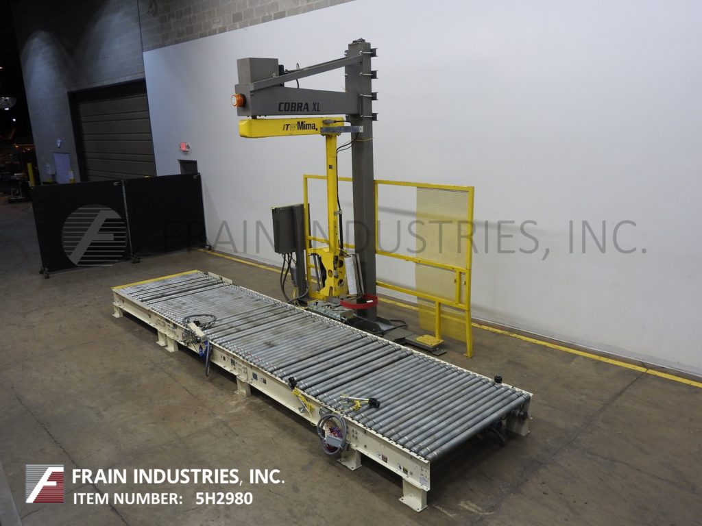 Mima #Cobra-XL, automatic, overhead spiral style stretch wrapper, 10-35 loads per hour, 57" W x 262" L roller - Image 5