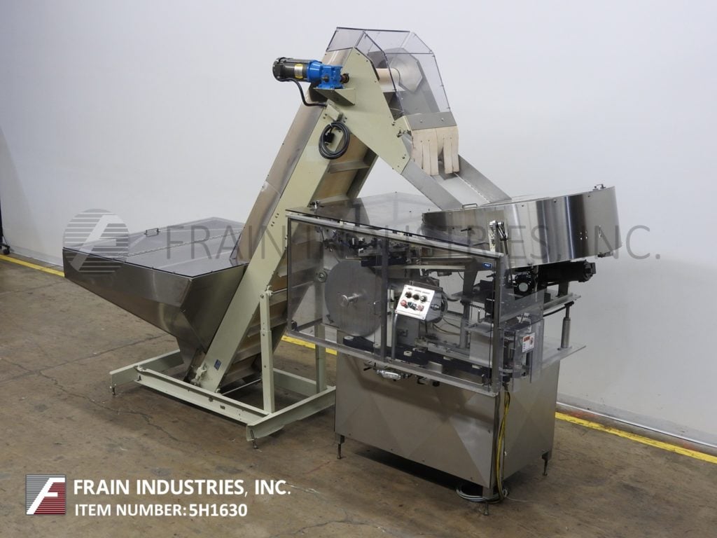 New England #NEH-48, automatic, Stainless Steel, bulk bottle unscrambler, 58" long x 64" wide x 30" deep - Image 1
