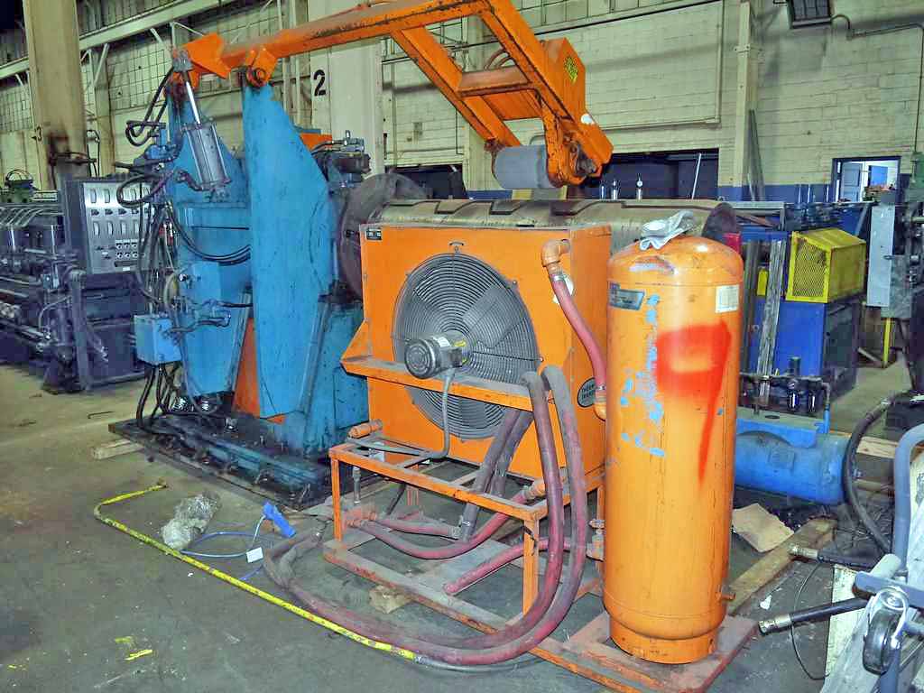 20000 lb. Progressive, 72" wide, 20"-24" ID, slide base, 72" face mandrel, WC brake, 1994 - Image 2