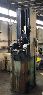 50 Ton x 106" stroke, U.S. #50Tx120VPD, vert.pull down broach, 2-stations, pullers, '78, #24110 - Image 1