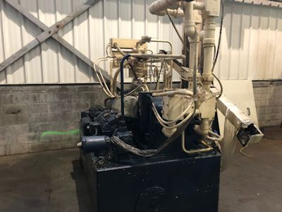 50 Ton x 106" stroke, U.S. #50Tx120VPD, vert.pull down broach, 2-stations, pullers, '78, #24110 - Image 6