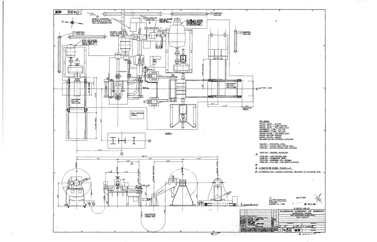 26" x 4.12" Stamco Ruesch slitting line, 10000 lb.,double loop design,L to R - Image 2