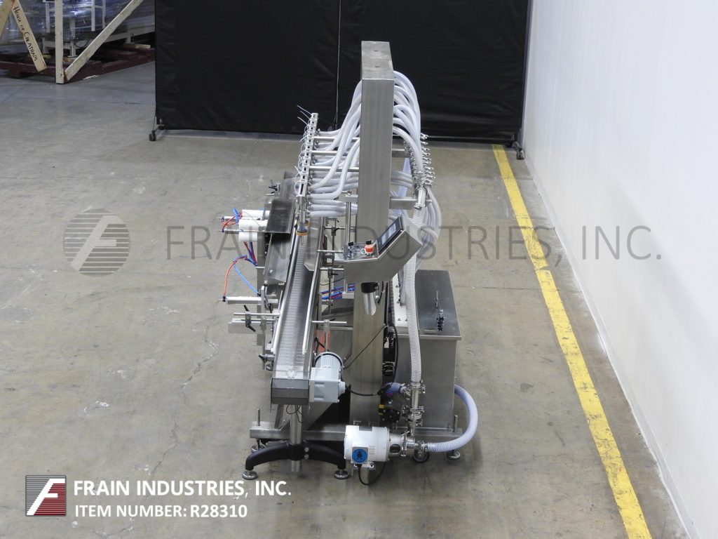 Accutek #APOF10, automatic, inline, 10-head, Stainless Steel, pressure gravity overflow filler - Image 3
