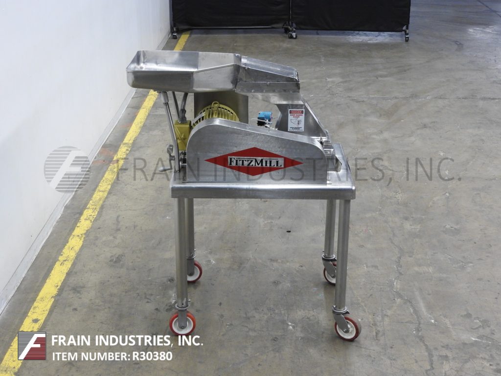 Fitzpatrick #DA0S6, Stainless Steel hammermill, 16 fixed knife / impact blades, 20" W x 20" L x 4" D feed pan - Image 3