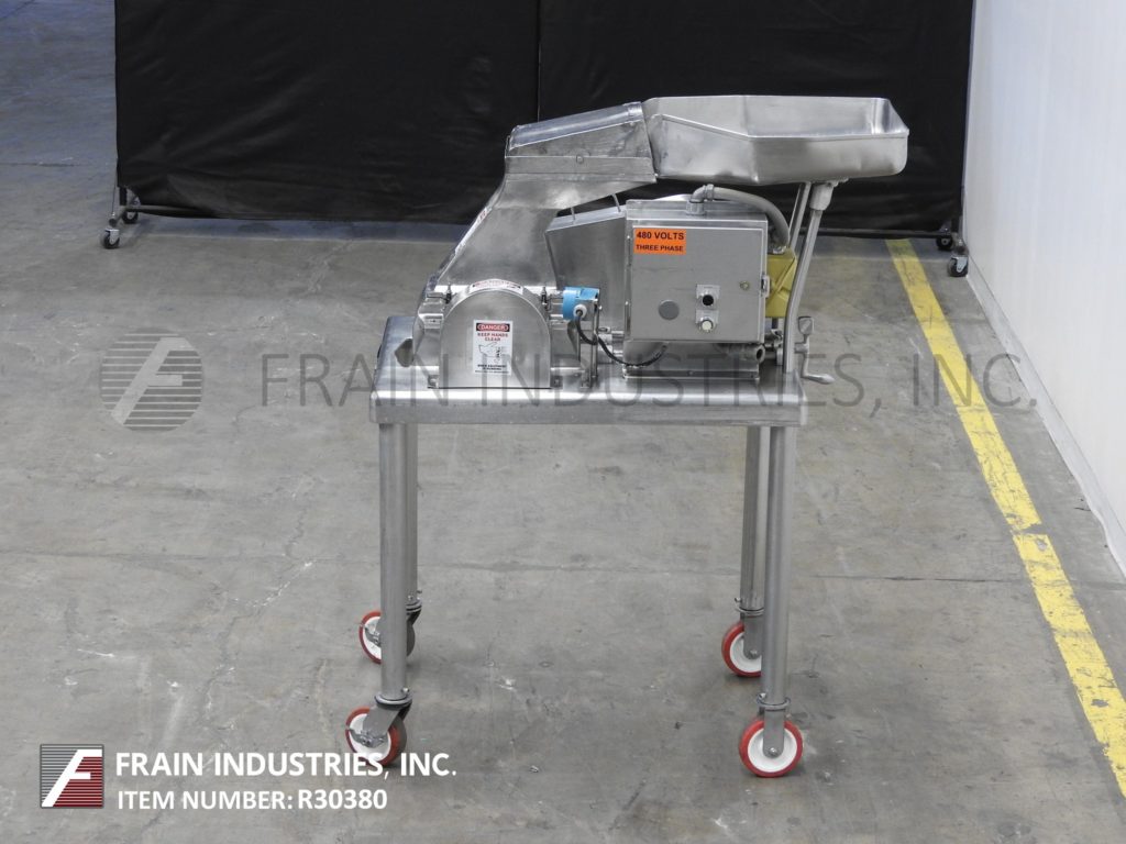 Fitzpatrick #DA0S6, Stainless Steel hammermill, 16 fixed knife / impact blades, 20" W x 20" L x 4" D feed pan - Image 4