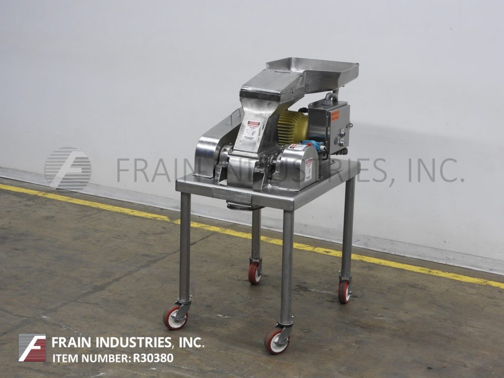 Fitzpatrick #DA0S6, Stainless Steel hammermill, 16 fixed knife / impact blades, 20" W x 20" L x 4" D feed pan - Image 5