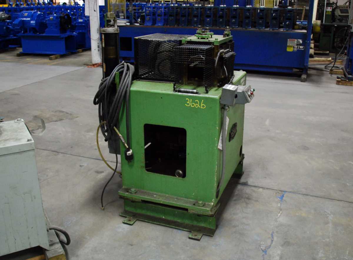 6" Tishken #6-R-6, flattener, 5-roll, R-L, 2" roll diameter - Image 3