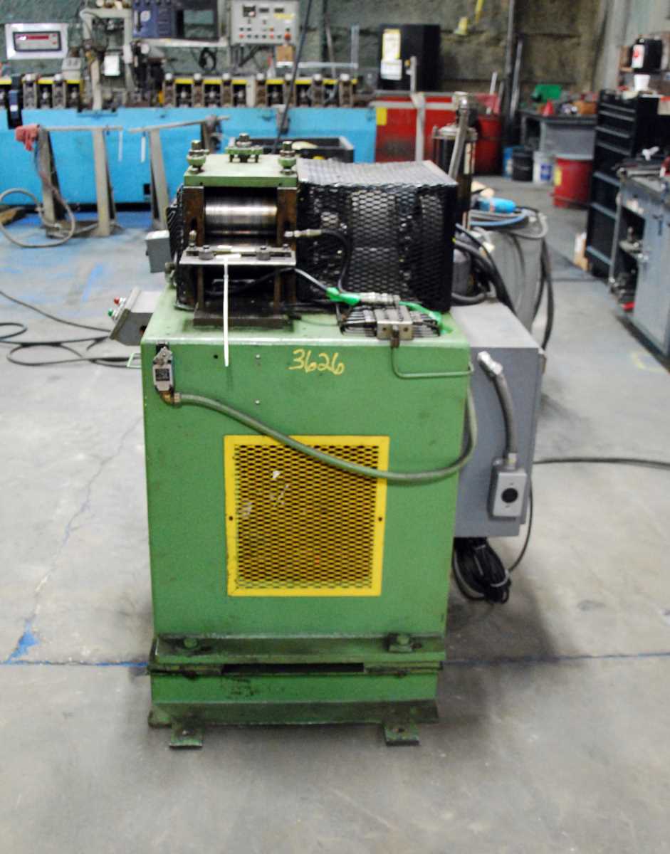 6" Tishken #6-R-6, flattener, 5-roll, R-L, 2" roll diameter - Image 5