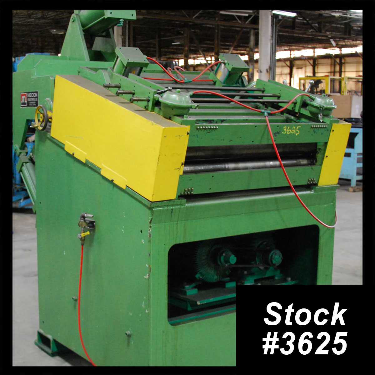 36" Mecon #4STR36CB, 7-roll flattener, R-L, 28 HP - Image 1