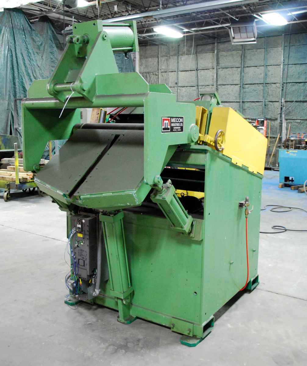 36" Mecon #4STR36CB, 7-roll flattener, R-L, 28 HP - Image 6