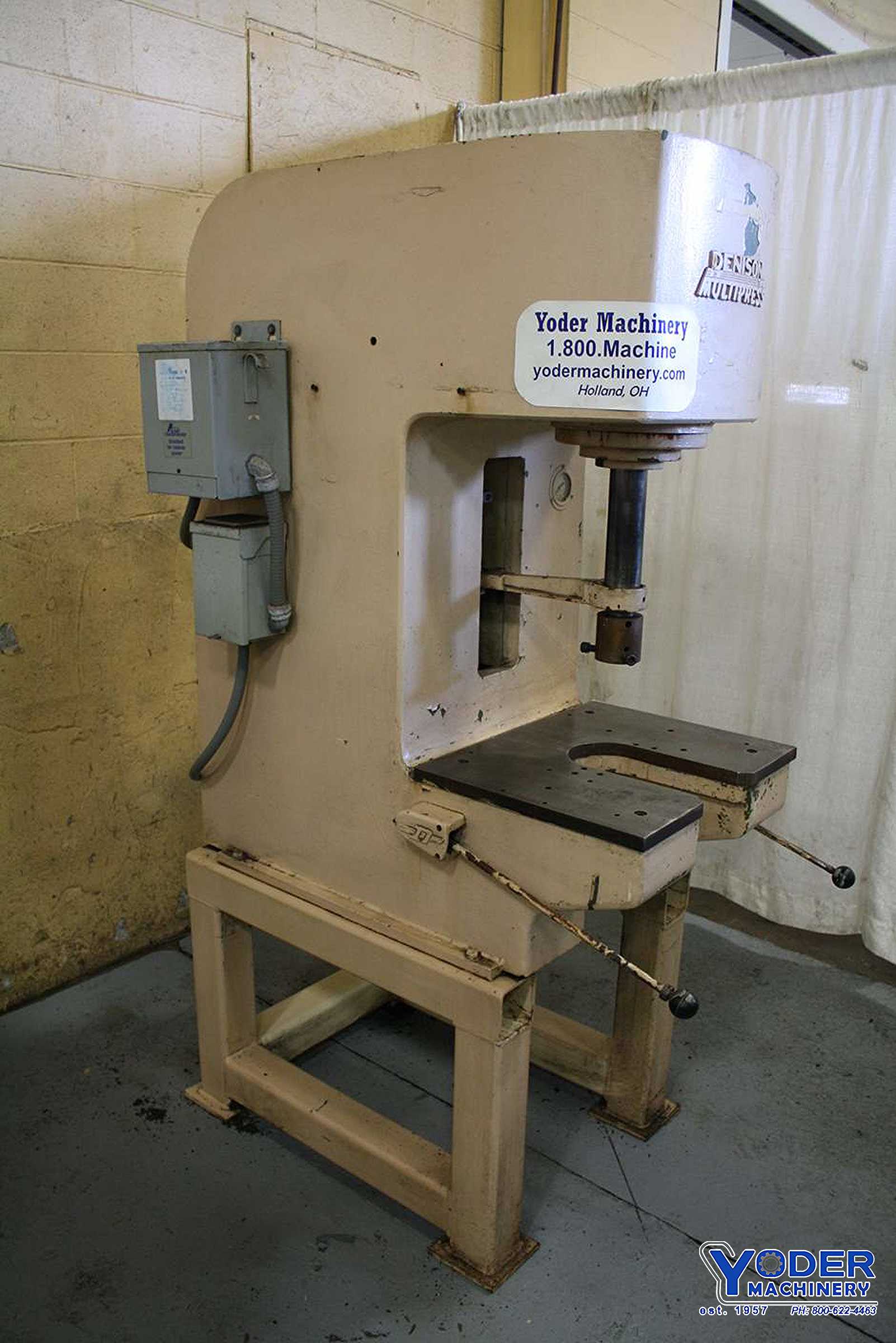 10 Ton, Denison #T1072C261D215C223, hyd.press, 12" stroke, 18" daylight, 22" x18" bed, #67091 - Image 7