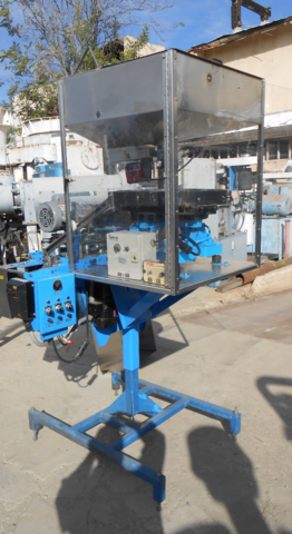 Eastern #CB104, bottle capper, vibratory feeder, 180 caps/min, max capacity size of 60mm, hopper - Image 1