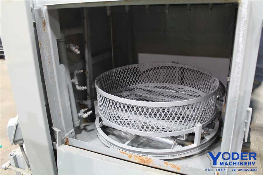 Proceco #2X15-3600-10+1, parts washer, 32" basket diameter, timers, tank aerator, 10 HP, #58427 - Image 5