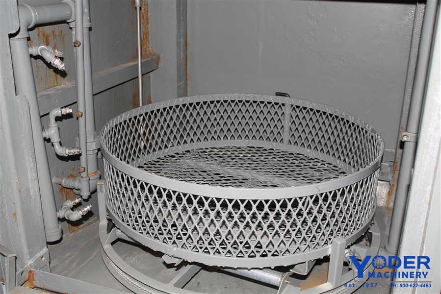 Proceco #2X15-3600-10+1, parts washer, 32" basket diameter, timers, tank aerator, 10 HP, #58427 - Image 6