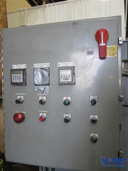 Proceco #2X15-3600-10+1, parts washer, 32" basket diameter, timers, tank aerator, 10 HP, #58427 - Image 8