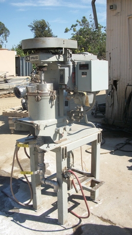 Union Process #Q1, 304 Stainless Steel attritor mill, jacketed, 2 HP, 9" diameter x 8-1/2" deep, 2-piece top - Image 1