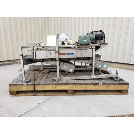 Syntron #FH-22-C-DT, 22" width x 80" L Stainless Steel magnetic vibrating pan feeder dryer, #16313 - Image 2