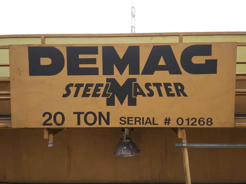 20 Ton, Demag, 106' Span, Top Running, Double Girder, call Houston Crane, Inc for more details - Image 1