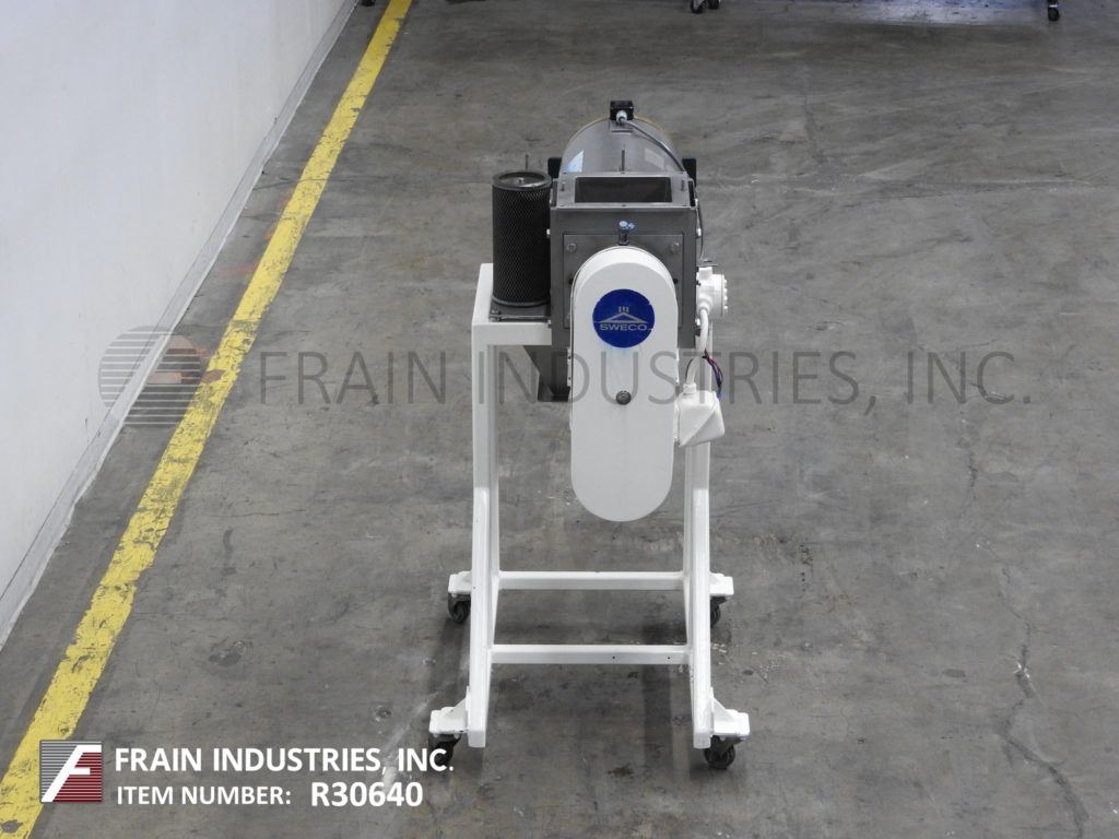 8" x 8" Sweco #CS2S, continuous, Stainless Steel, centrifugal sifter, for de-agglomerating, scalping - Image 4