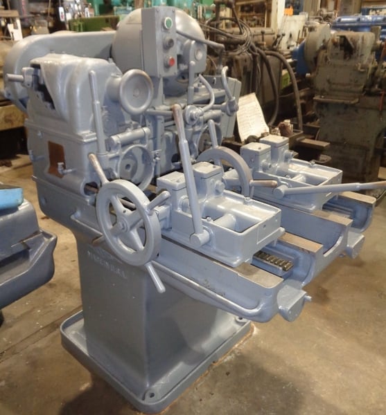 1/4" -7/8" Landis, double head pipe & nipple threading, 3 HP, reamer tube & rods - Image 1