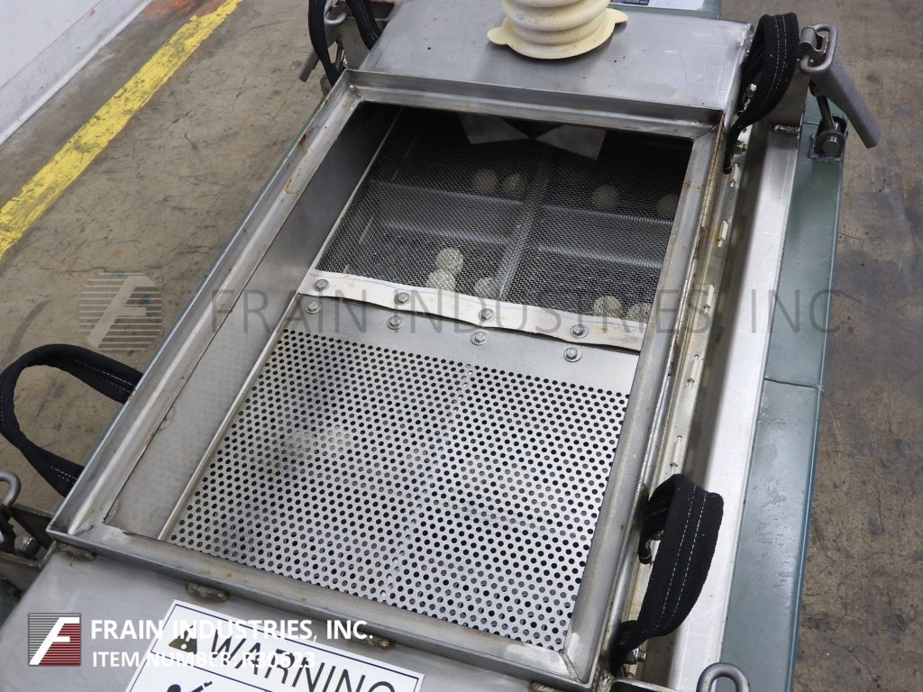 17" x 32" Rotex #111PS-SSSL, Stainless Steel, single deck vibratory sifter separator, cover with quick - Image 2