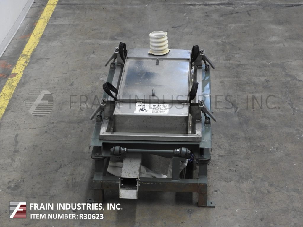 17" x 32" Rotex #111PS-SSSL, Stainless Steel, single deck vibratory sifter separator, cover with quick - Image 3