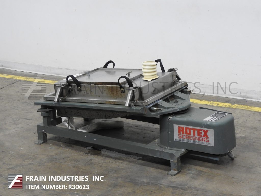 17" x 32" Rotex #111PS-SSSL, Stainless Steel, single deck vibratory sifter separator, cover with quick - Image 5