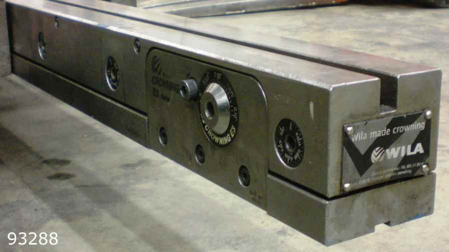 168" L Die Holder, Wila #E3-14,12' Long, 3.5" W, 3-3/4" H, compensating lower die holder - Image 2