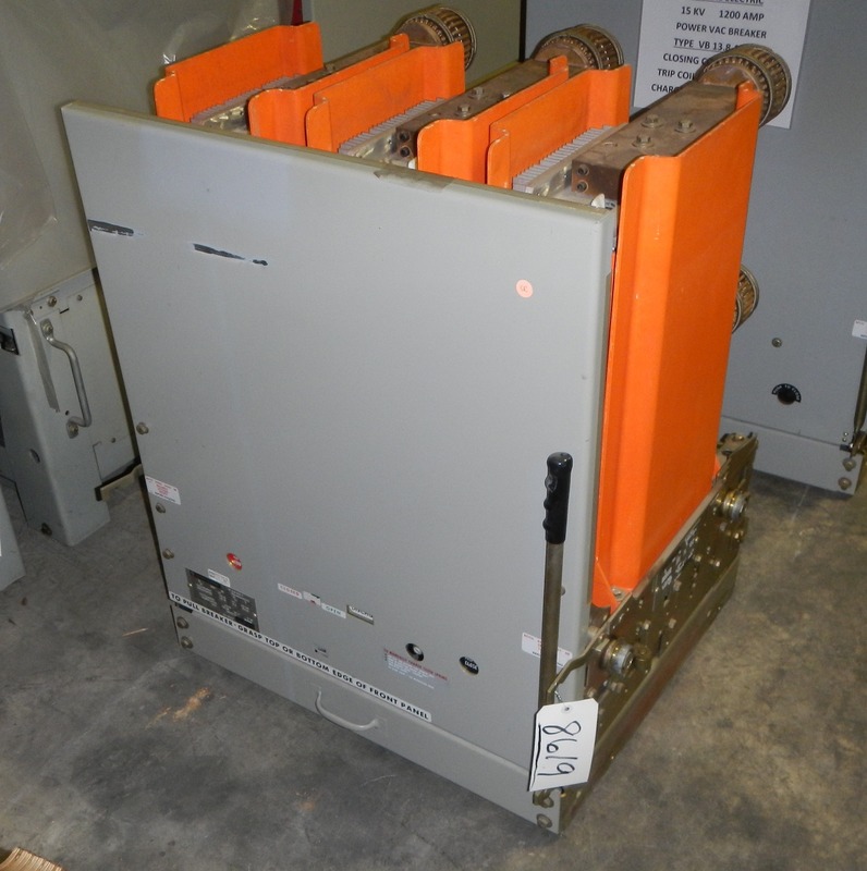3000 Amps, General Electric, VB-13.8-1000, w/gear - Image 1