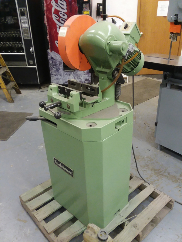 10" Scotchman #CPO-10, cut-off saw, 15-90&deg; cut, 36" height to vise, 22" x44", 2011 - Image 4