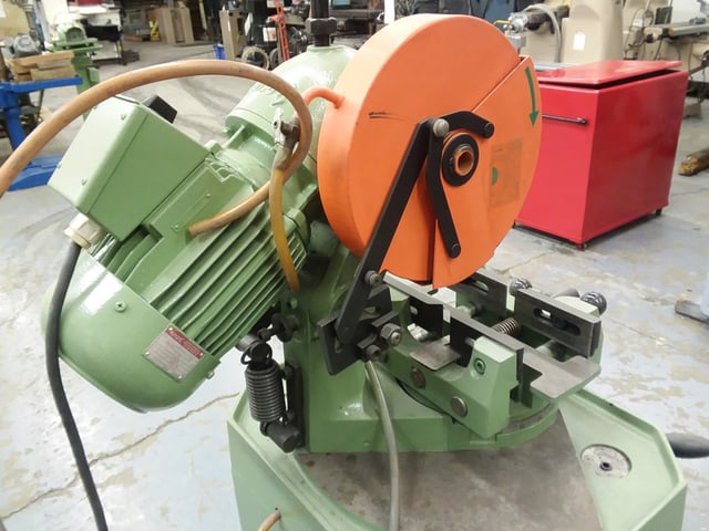 10" Scotchman #CPO-10, cut-off saw, 15-90&deg; cut, 36" height to vise, 22" x44", 2011 - Image 6