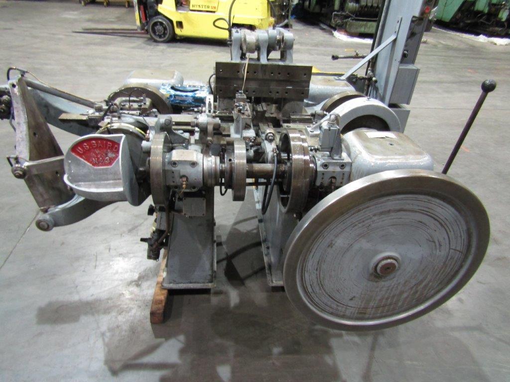 U.S. Baird #3, 4-slide, H Head, 3/16" wire capacity, 120 RPM, 10" feed length, 1-1/8" width strip - Image 1