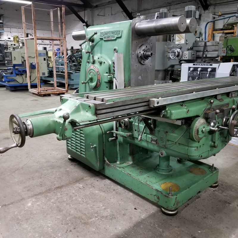 Kearney & Trecker #6CSM, 50HP, 18" x 108" table, 15-1500 RPM, 3-Axis digital read out - Image 1
