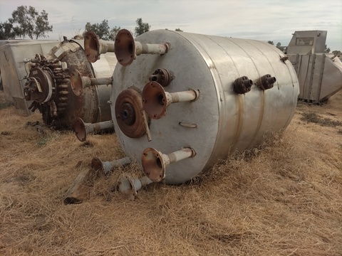 1000 gallon Pfaudler, reactor, G/L, 100 psi, jacketed, 60" dia. x 5' 8" straight side (5 available) - Image 1