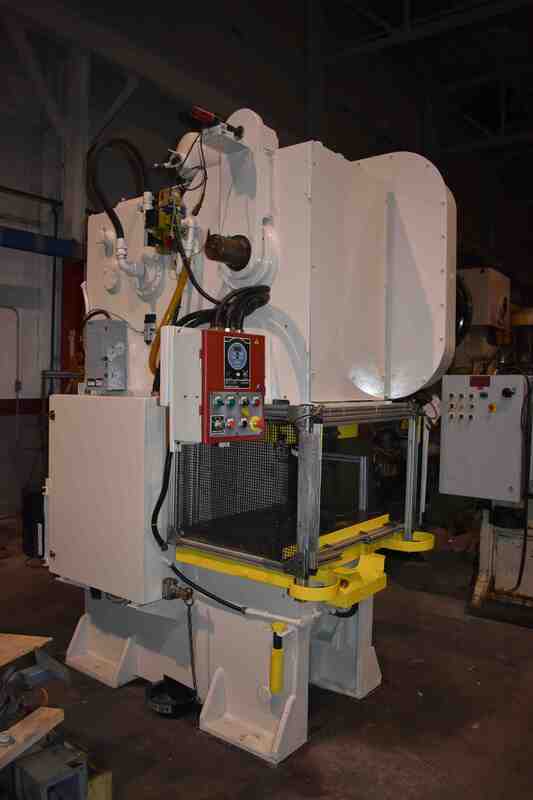 100 Ton, Goiti #CFR, 5.5" stroke, 11.2" Shut Height, 3.5" adj, 38" x 24.5" bed, T-slotted, gap frame press - Image 2