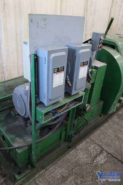 10' x 1/4" Webb #6L, initial pinch plate roll, 9" roll diameter, 15 FPM, air drop end, #70511 - Image 5