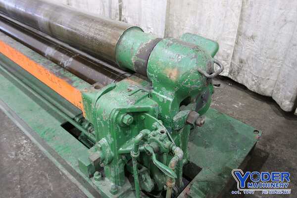 10' x 1/4" Webb #6L, initial pinch plate roll, 9" roll diameter, 15 FPM, air drop end, #70511 - Image 10